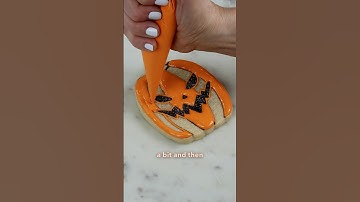 A trick for decorating pumpkin cookies 🎃Cutter/Stamp set in comments