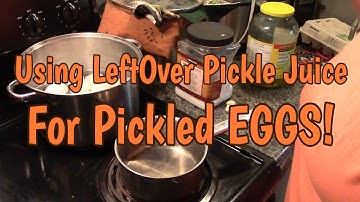 Reusing Pickle Juice for Pickled Eggs!