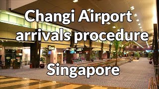 Singapore Changi Airport sin Terminal 1 Arrivals Procedure English