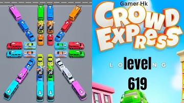 Crowd Express level 619 hard level Walkthrough Solution 
