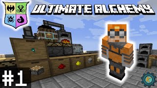 Ultimate Alchemy #1 - Automation Beginnings - Modded Minecraft