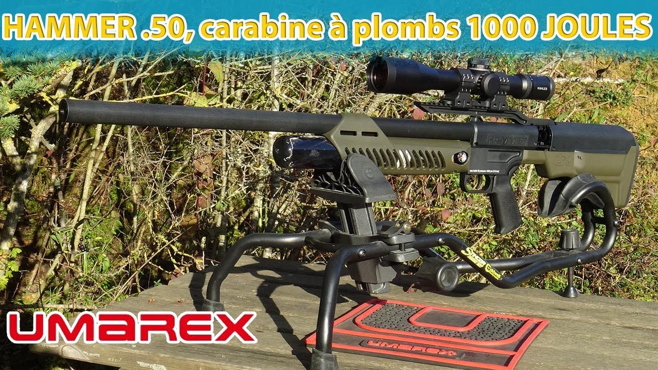 HAMMER 50, carabines à plombs de 1000 JOULES 