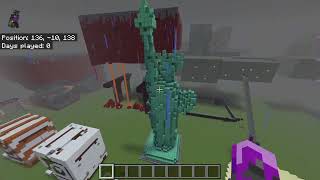 Statue Of Liberty In Minecraft Build