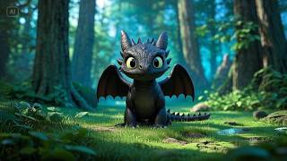 Harry and Toothless the Little Dragon | @English Fairy Tales | Toothless | Apu's Fairy Tales #USA screenshot 5