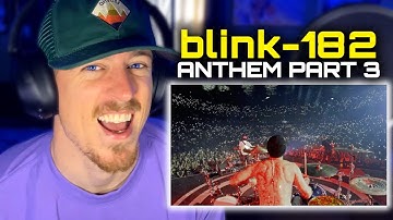blink-182 - ANTHEM PART 3 (Live Performance Video) FIRST TIME REACTION
