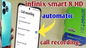 Infinix Smart 8 Hd Call Recording Setting Infinix Smart 8 Hd Call Recorder Setting