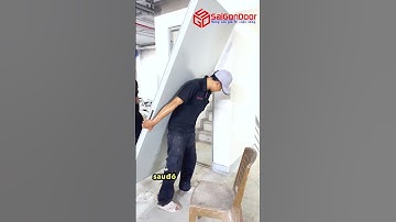 ✅ Hướng dẫn lắp đặt cửa thép chống cháy trong 2 phút, cửa chống cháy có dễ thi công hay không?