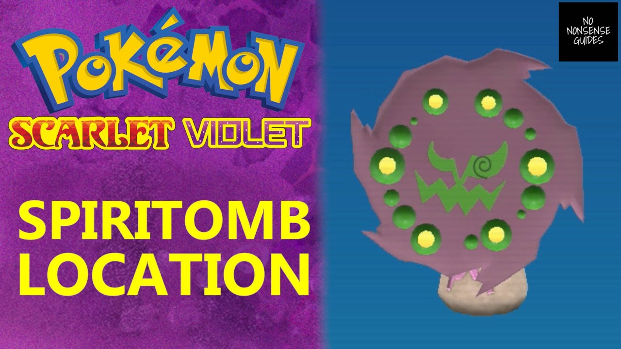 Pokemon Scarlet And Violet - Spiritomb Location 
