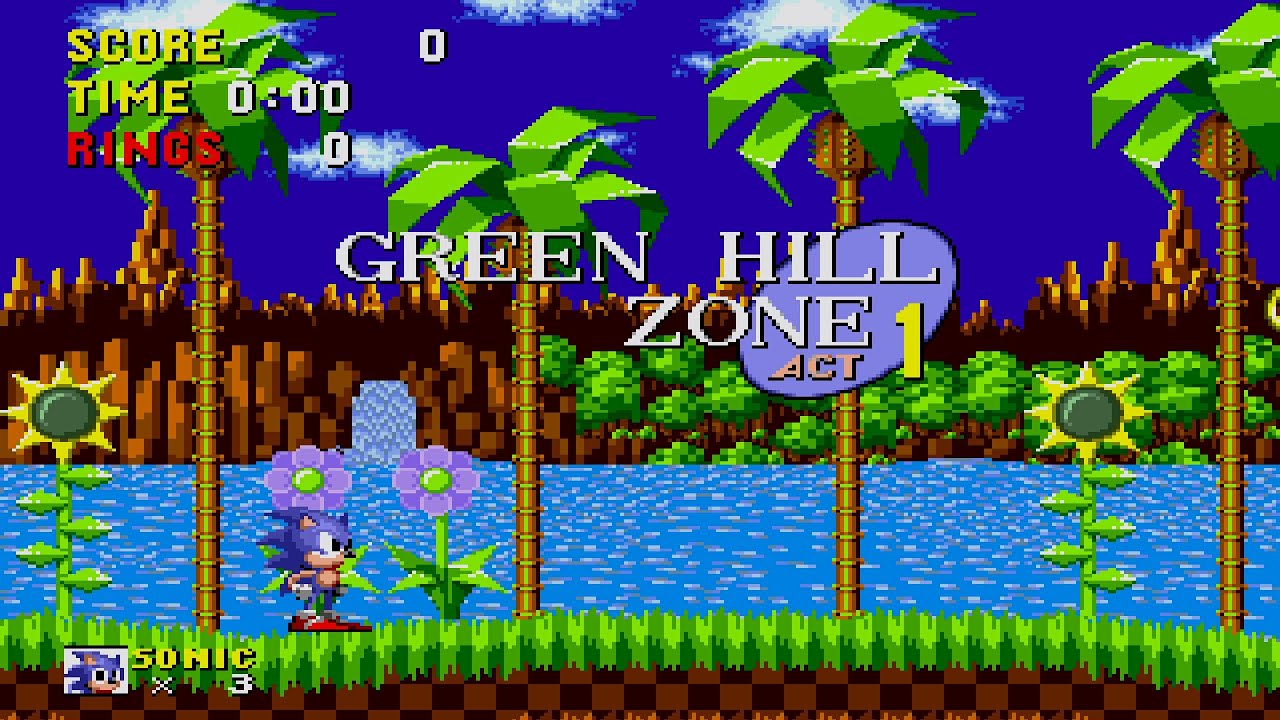 Sonic The Hedgehog - Green Hill Zone Completa 