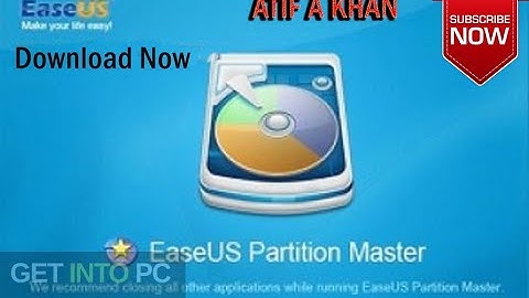 EaseUS Partition Master Free - create, resize, clone, move, merge, and format partitions