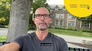 Welcome back to McMaster University, from Sean Van Koughnett