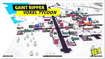 Voxel Tycoon Gameplay Walkthrough Part 1 : City Building Game // Best Strategy Game