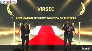 Virsec Has Won The "Application Security Solution Of The Year" Award At The India CISO Summit 2023