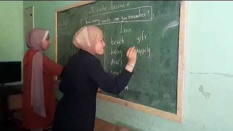 Activities for "Shatter Hassan" Story with miss Wafaa