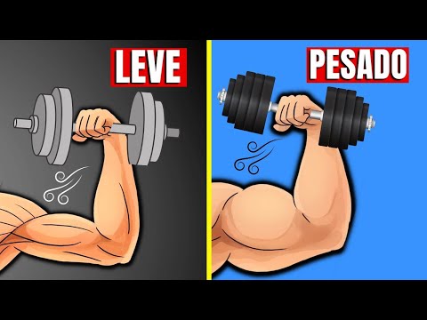 Vídeo: Os pesos leves constroem músculos?