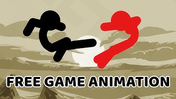 Free Stickman Game Animation - Blender