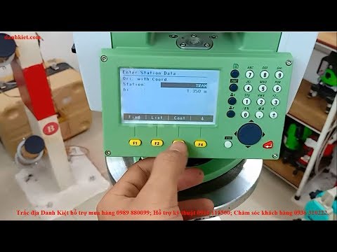 Video Hướng dẫn sử dụng máy toàn đạc điện tử Leica... - youtube