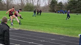 Ben running 110 Hurdle