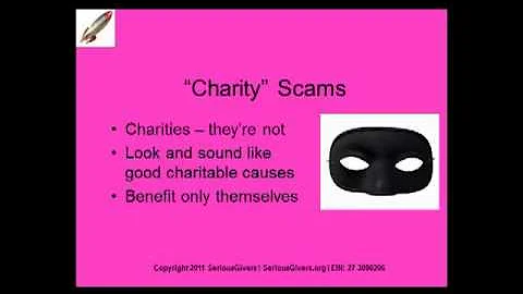 Avoid pink "charity" scams -- don't end up scammed and blue -- PSA
