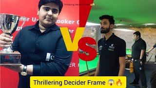 Umar Khan Vs Hamza Malik Decider Frame 3_3 | Karocks Snooker Complex | Round Last 32 | Snooker Match