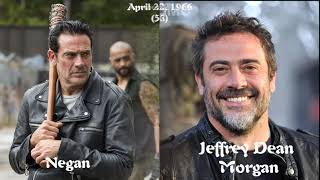 The Walking Dead Characters - Real names - Ages