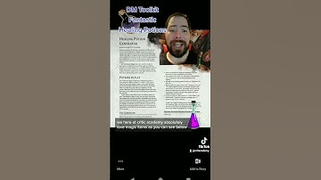 D&D DM Toolkit | Healing Potion Generator | 1 Minute Dungeons & Dragons DM Tips
