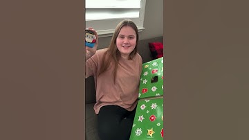 OPENING OUR ADVENT CALENDARS! DAY 7🎄 #shorts