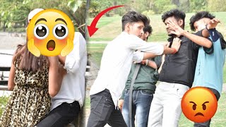 Girl's Save Me From Gangster Gone Romantic Prank😍With Twist😱|| Harshit PrankTv
