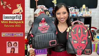 Darth Maul minis | Loungefly Mini Backpack review #80 | Nguyening Smiles
