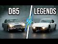 Aston Martin DB5 1964 Battles Classic Legends in Late Evening Showdown