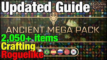How to Use ANCIENT MEGA PACK + REL Mod GUIDE - Baldur