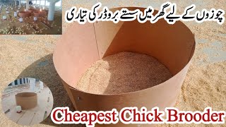 Cheapest Homemade Chicks Brooder | Dr. ARSHAD
