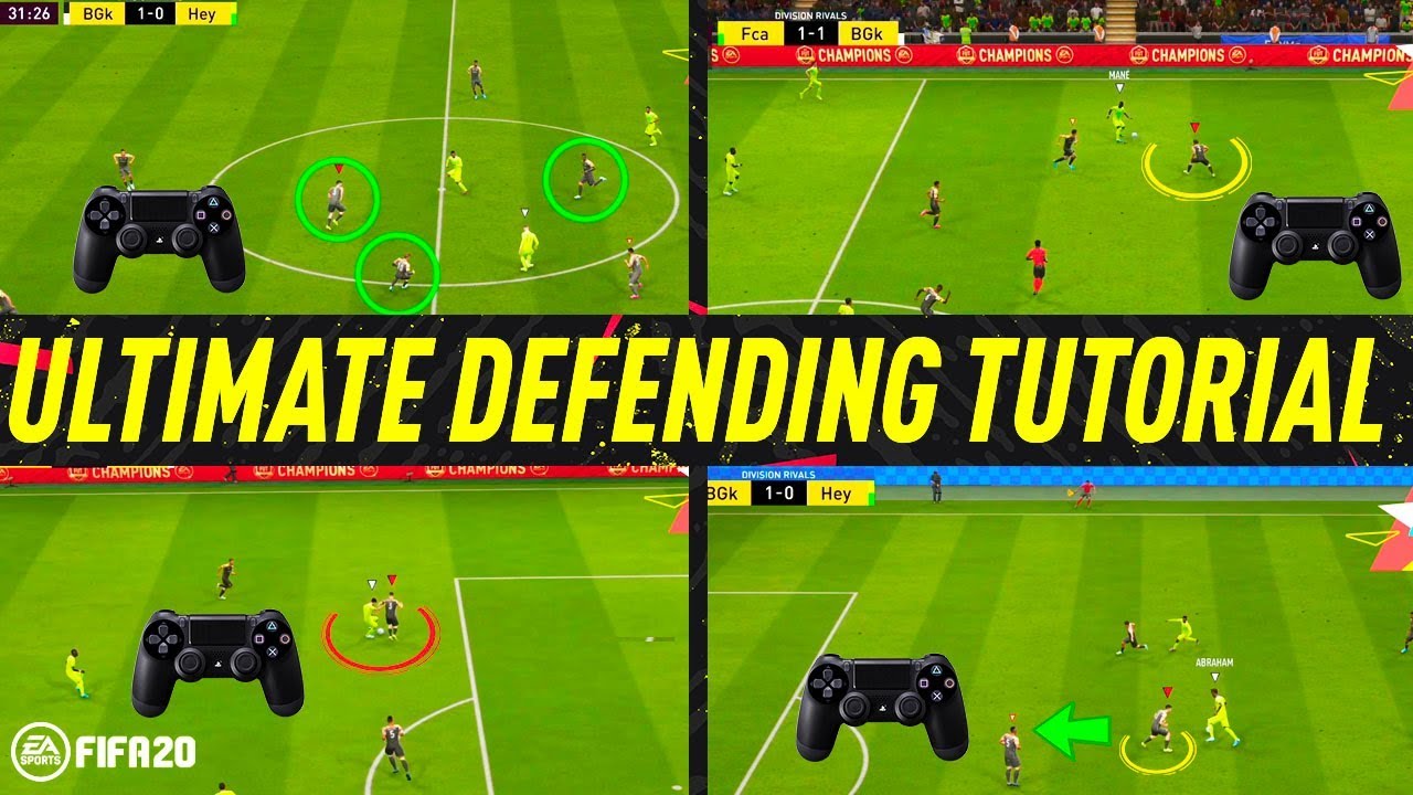 Fifa 20 Ultimate Defending Tutorial - How To Defend - Best Way To Jockey,  Tackle & Apply Pressure! - Youtube