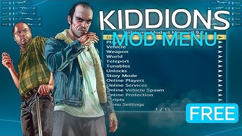 Undetected GTA 5 Mod Menu PC (2025) / Free Kiddions Cheat, Money Hack & Online Mods / Download Tutor