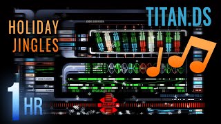 Titan.DS: Holiday Jingles + Snowflakes • 1-Hour Loop