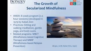 Mindfulness 2019 webinar