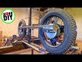 Band Wheels From Motorcycle Wheels - Band Sawmill Build #16