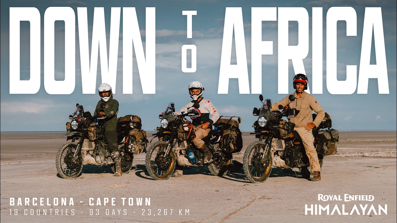 93 days. 19 countries. 23,267 km. | Down to Africa