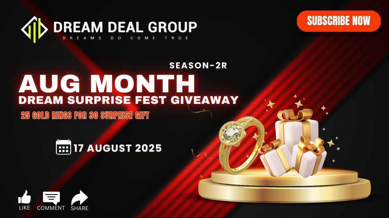 Season 2R August month DREAM SURPRISE FEST  GIVEAWAY
