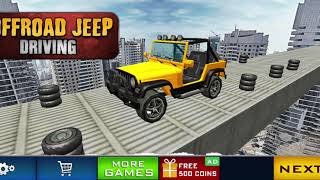Offroad Jeep Driving Challenge  - Level 1 to 3 | Jeep Driving On Sky  Impossible Tracks screenshot 3