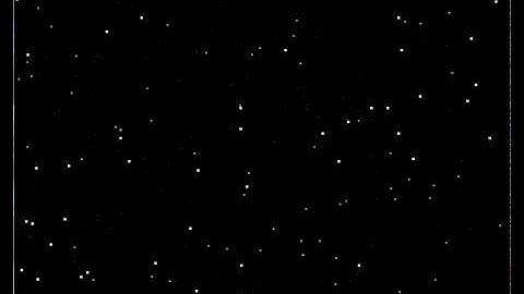 Parallax Starfield Simulation with Python and Pygame