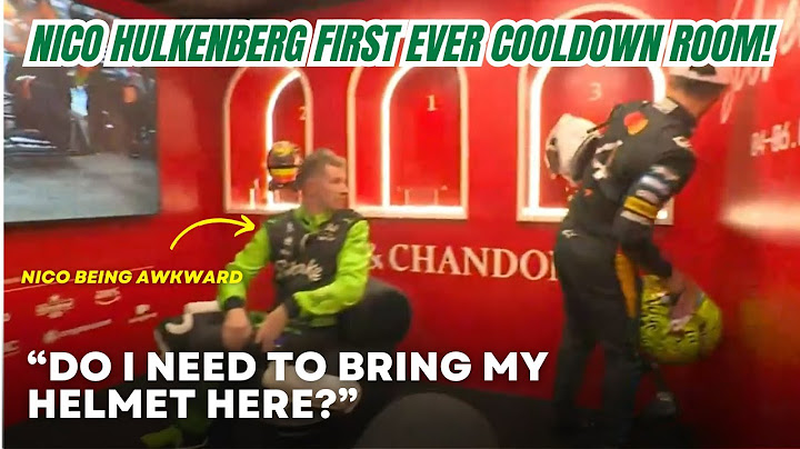 Nico Hulkenberg AWKWARD First Ever Cooldown Room after First Ever Podium in F1 🥹