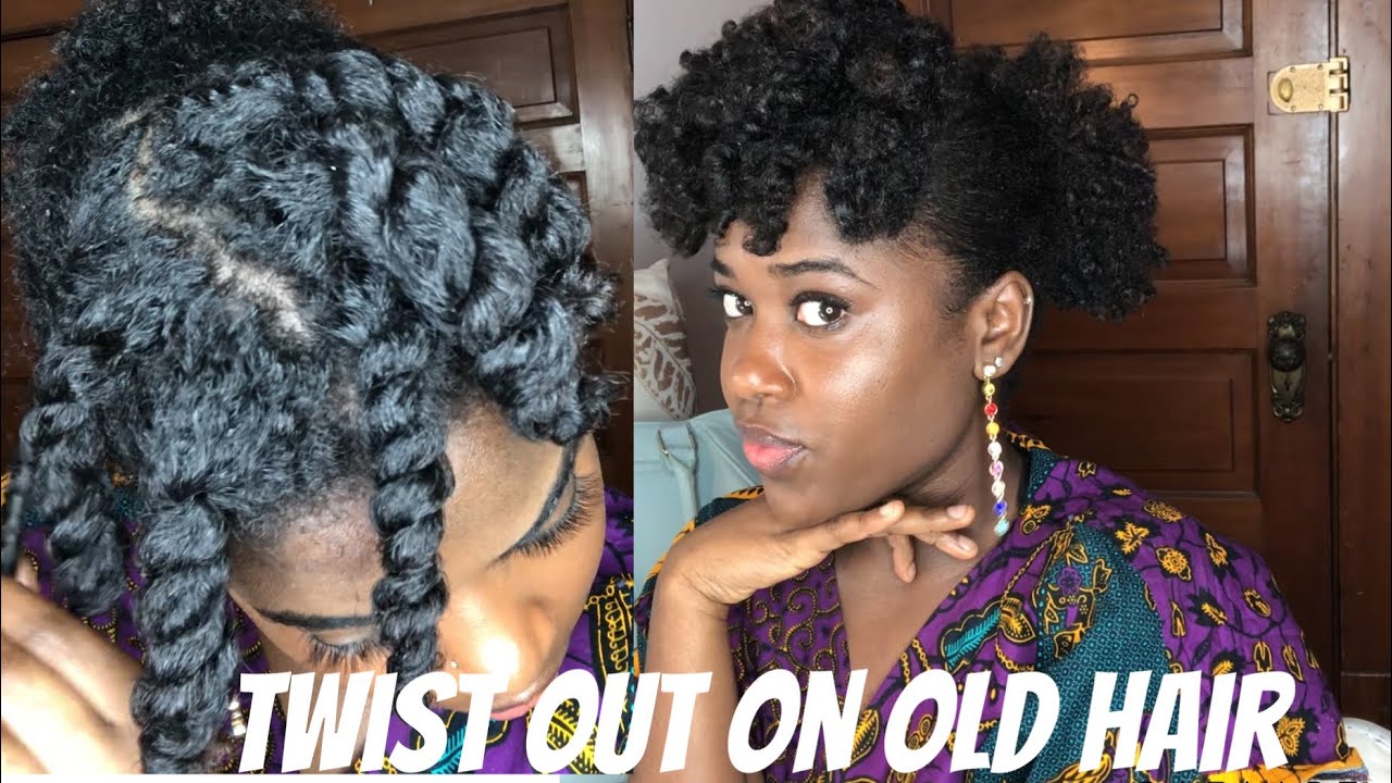 Easy Natural Hair Styles On Old Twist out! | for All Hair Types ...