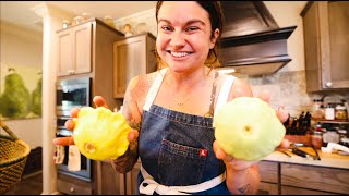 Harvesting Dinner (Farm to Table harvest and Cook with me) | VLOG