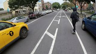 Cycling from Prospect Park to Bensonhurst, Brooklyn