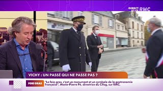 Emmanuel Macron se rend à Vichy