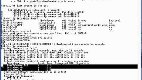 CCNA Lab 9 RIP Configuration