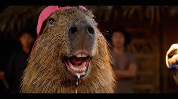 Capybara Hóa siêu anh hùng cứu mèo của bé Hoa