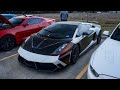 CRAZY RARE LAMBORGHINI SHUTS DOWN TX2K Pre-Meet!