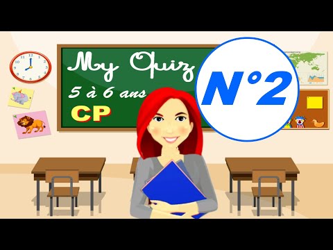 CP | QUIZ #2 pour ENFANTS | élèves âgés de 5 à 6 ans | Jeu éducatif